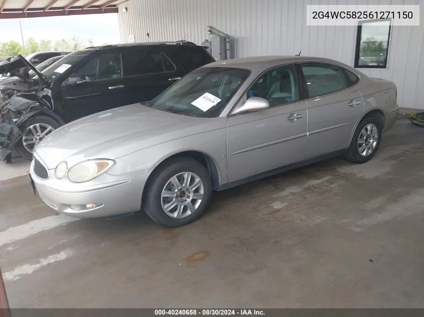 2G4WC582561271150 2006 Buick Lacrosse Cx