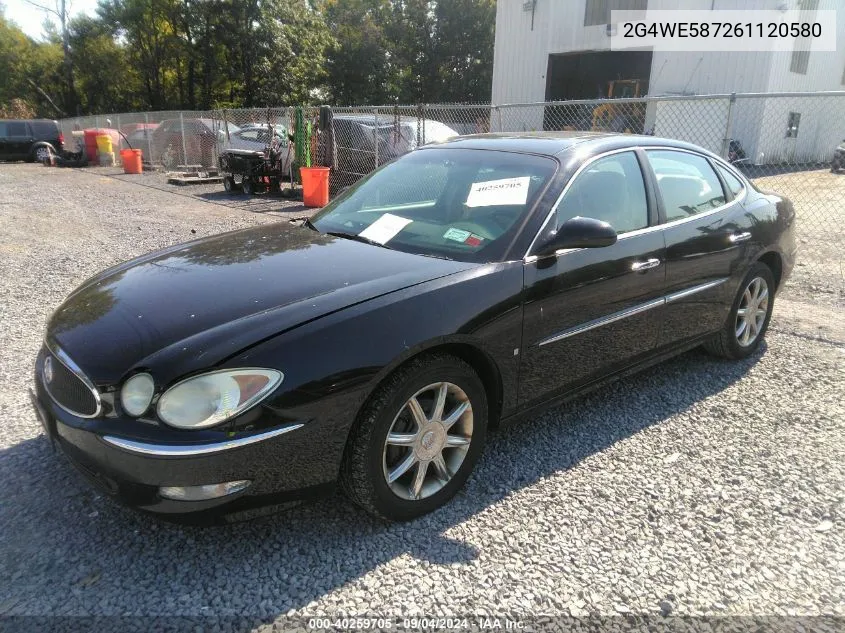 2006 Buick Lacrosse Cxs VIN: 2G4WE587261120580 Lot: 40259705