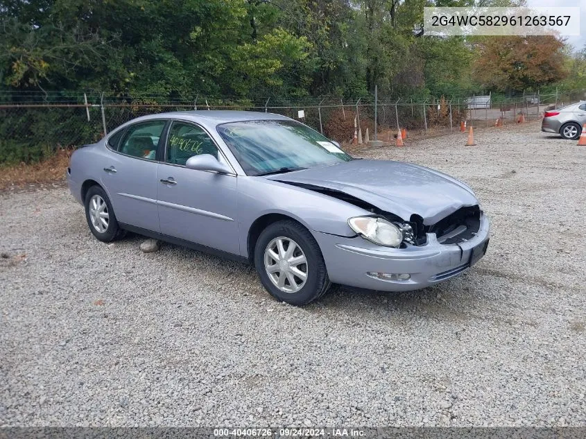 2006 Buick Lacrosse Cx VIN: 2G4WC582961263567 Lot: 40406726