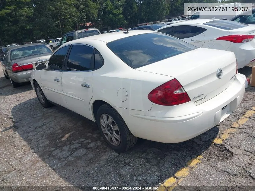 2G4WC582761195737 2006 Buick Lacrosse Cx