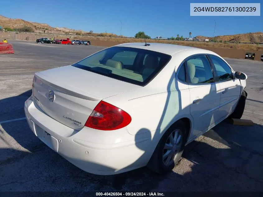 2G4WD582761300239 2006 Buick Lacrosse Cxl