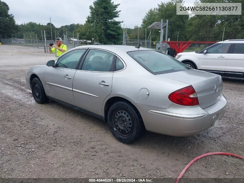 2006 Buick Lacrosse Cx VIN: 2G4WC582661130877 Lot: 40445281