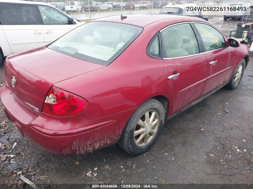 2006 Buick Lacrosse Cx VIN: 2G4WC582261168493 Lot: 41044686