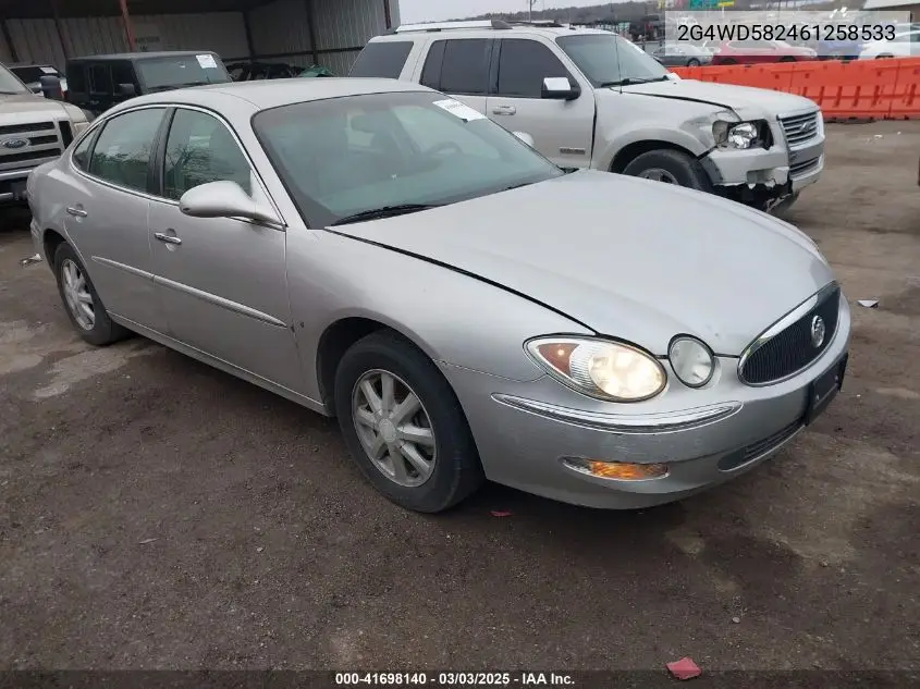 2006 Buick Lacrosse Cxl VIN: 2G4WD582461258533 Lot: 41698140