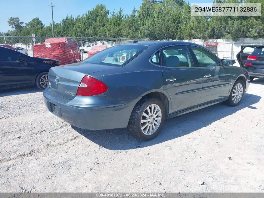 2007 Buick Lacrosse Cxs VIN: 2G4WE587771132886 Lot: 40187072