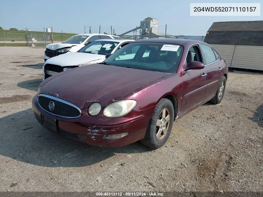 2G4WD552071110157 2007 Buick Lacrosse Cxl