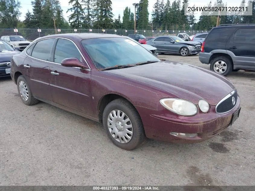 2007 Buick Lacrosse Cx VIN: 2G4WC582471202211 Lot: 40327393