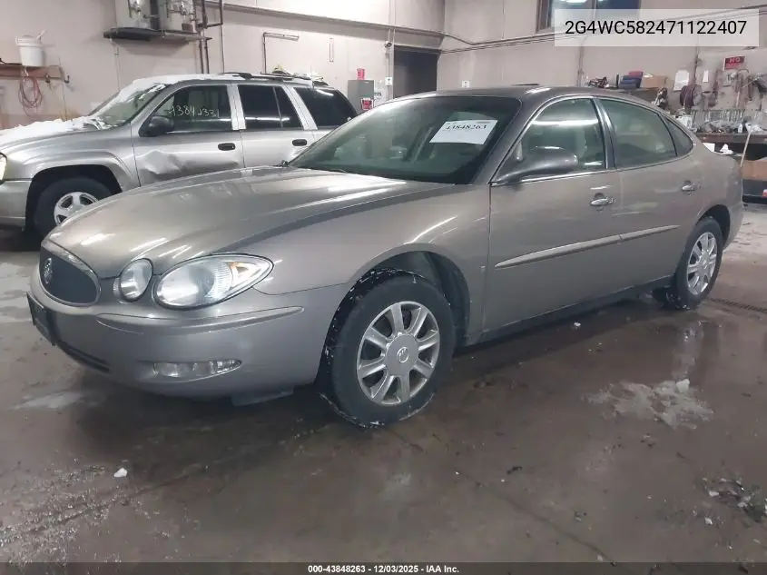 2G4WC582471122407 2007 Buick Lacrosse Cx