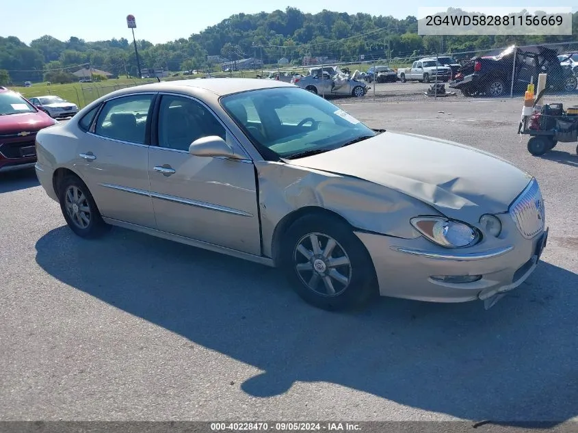 2008 Buick Lacrosse Cxl VIN: 2G4WD582881156669 Lot: 40228470