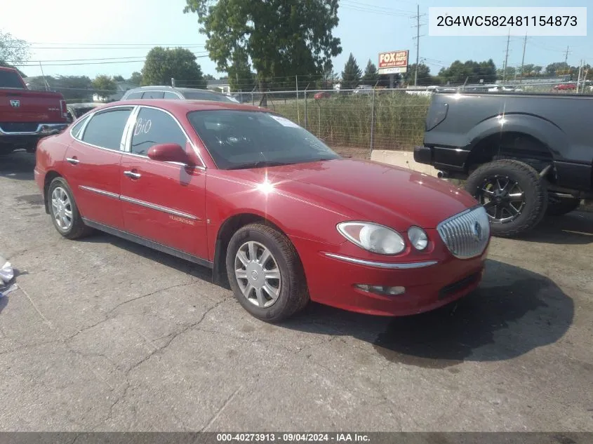 2008 Buick Lacrosse Cx VIN: 2G4WC582481154873 Lot: 40273913