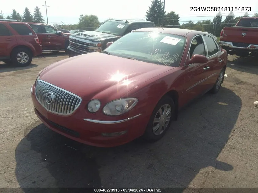 2008 Buick Lacrosse Cx VIN: 2G4WC582481154873 Lot: 40273913