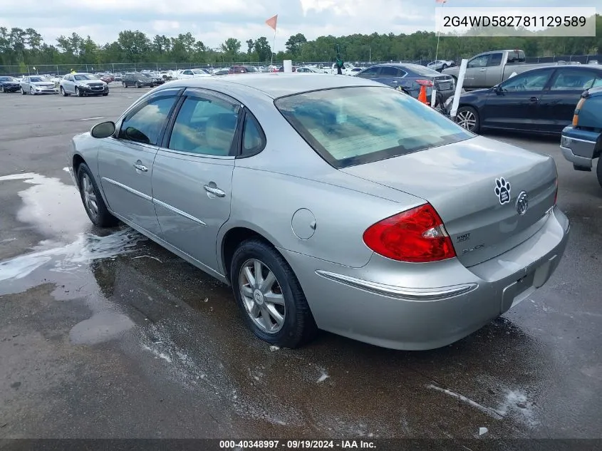 2G4WD582781129589 2008 Buick Lacrosse Cxl