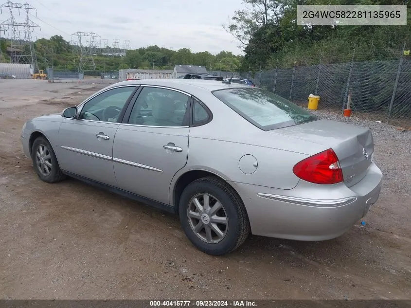 2008 Buick Lacrosse Cx VIN: 2G4WC582281135965 Lot: 40415777