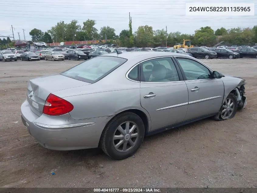 2G4WC582281135965 2008 Buick Lacrosse Cx