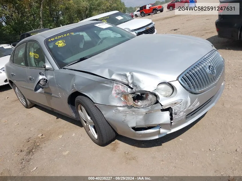 2009 Buick Lacrosse Cx VIN: 2G4WC582591247631 Lot: 40235227