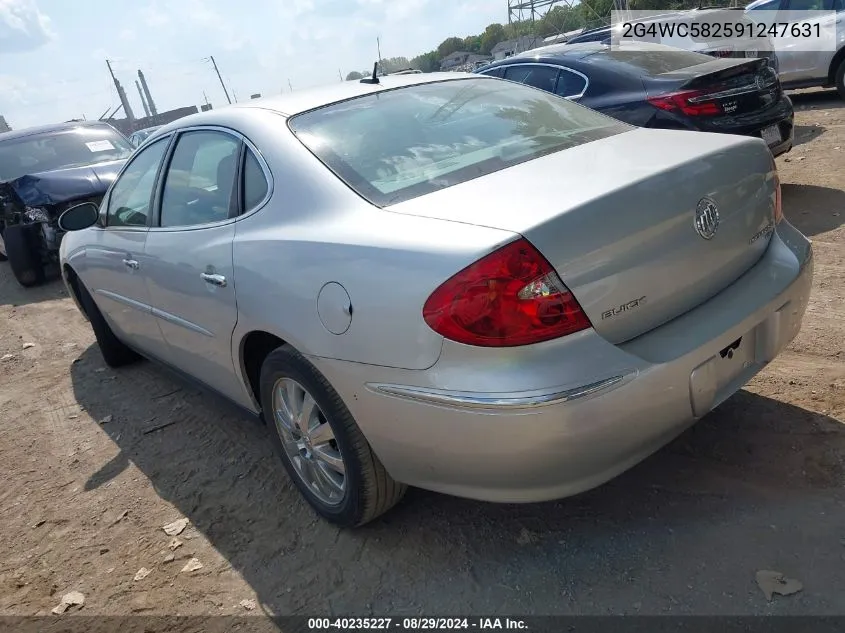 2009 Buick Lacrosse Cx VIN: 2G4WC582591247631 Lot: 40235227