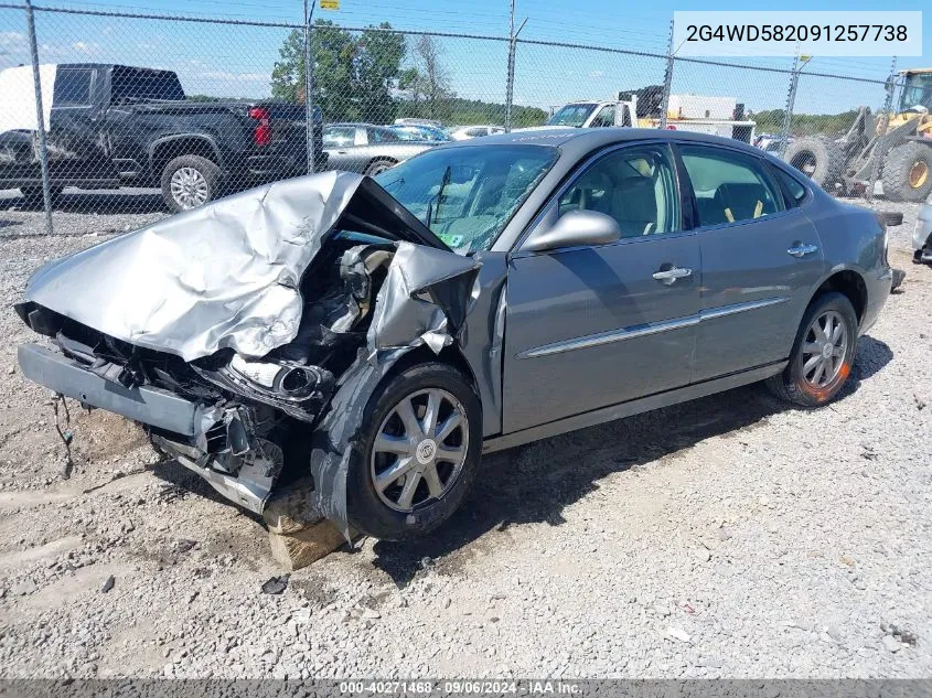 2009 Buick Lacrosse Cxl VIN: 2G4WD582091257738 Lot: 40271468