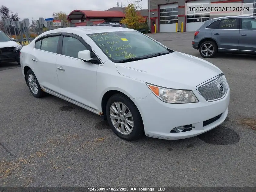 1G4GK5EG3AF120249 2010 Buick Allure/Lacrosse Cxl