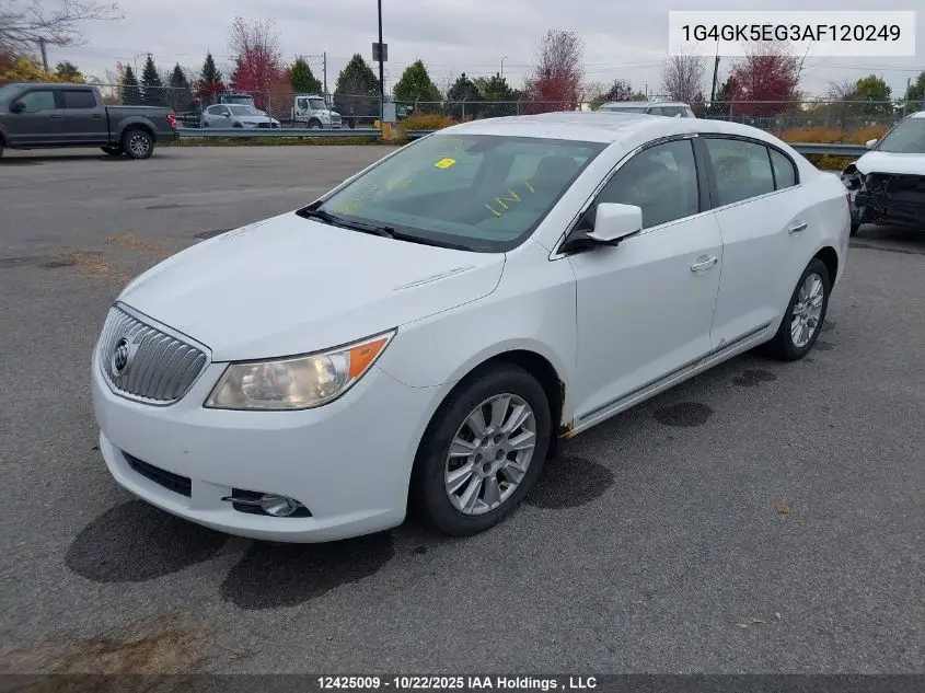 1G4GK5EG3AF120249 2010 Buick Allure/Lacrosse Cxl