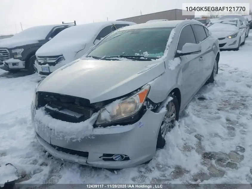1G4GK5EG8AF121770 2010 Buick Lacrosse Cxl