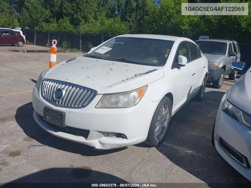 1G4GC5EG4AF122069 2010 Buick Lacrosse Cxl