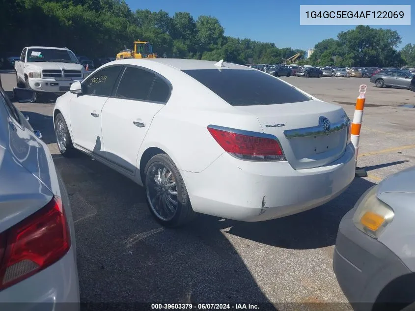 1G4GC5EG4AF122069 2010 Buick Lacrosse Cxl