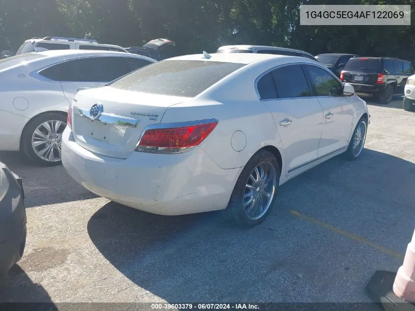 1G4GC5EG4AF122069 2010 Buick Lacrosse Cxl