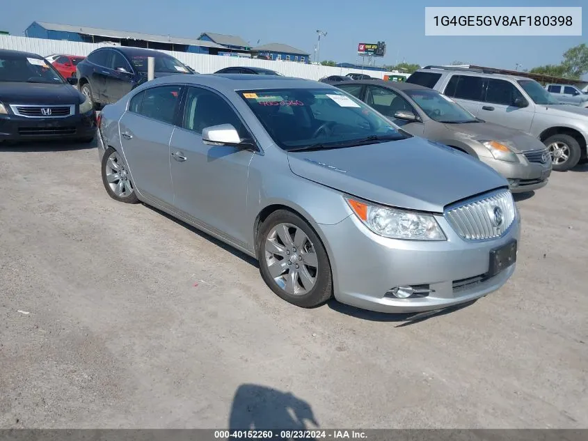 1G4GE5GV8AF180398 2010 Buick Lacrosse Cxs