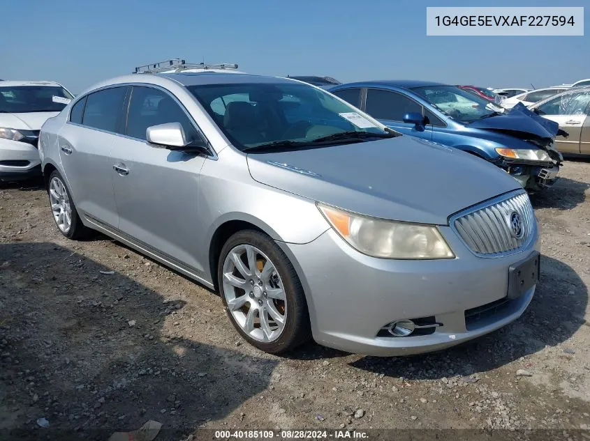 1G4GE5EVXAF227594 2010 Buick Lacrosse Cxs