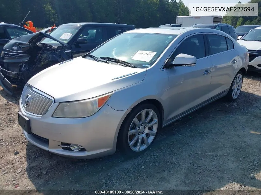 2010 Buick Lacrosse Cxs VIN: 1G4GE5EVXAF227594 Lot: 40185109