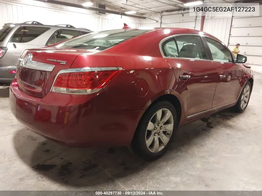 2010 Buick Lacrosse Cxl VIN: 1G4GC5EG2AF127223 Lot: 40297730