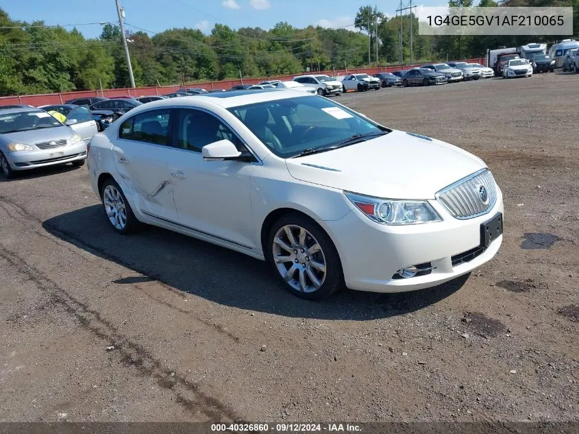 2010 Buick Lacrosse Cxs VIN: 1G4GE5GV1AF210065 Lot: 40326860