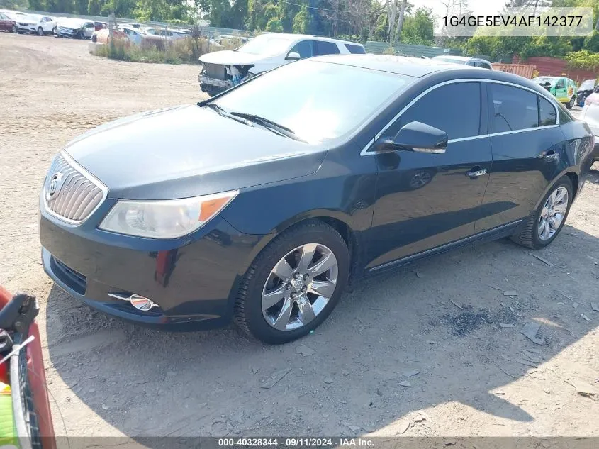 2010 Buick Lacrosse Cxs VIN: 1G4GE5EV4AF142377 Lot: 40328344