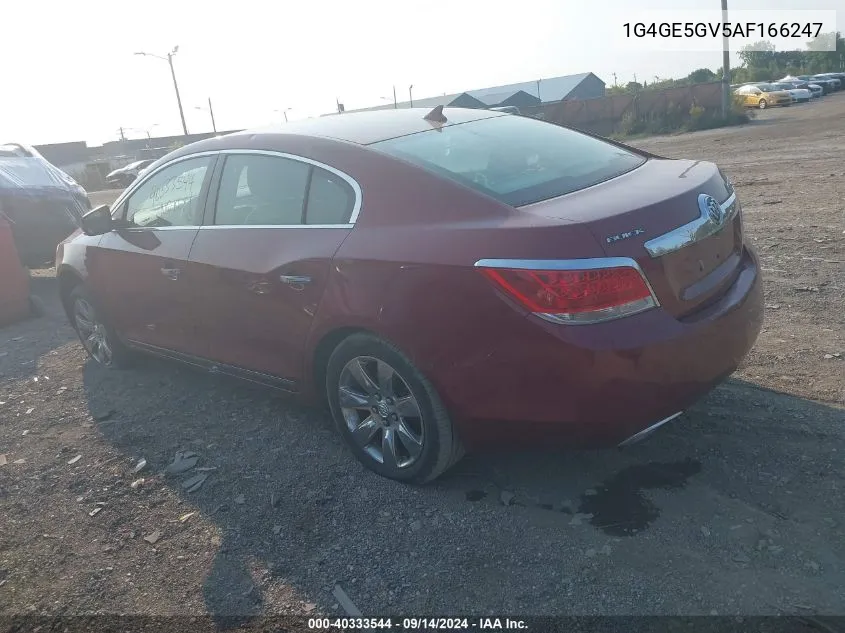 1G4GE5GV5AF166247 2010 Buick Lacrosse Cxs