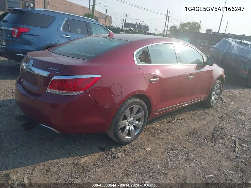 1G4GE5GV5AF166247 2010 Buick Lacrosse Cxs