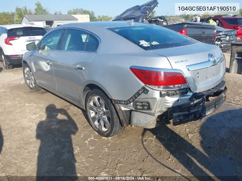 1G4GC5EG1AF190510 2010 Buick Lacrosse Cxl