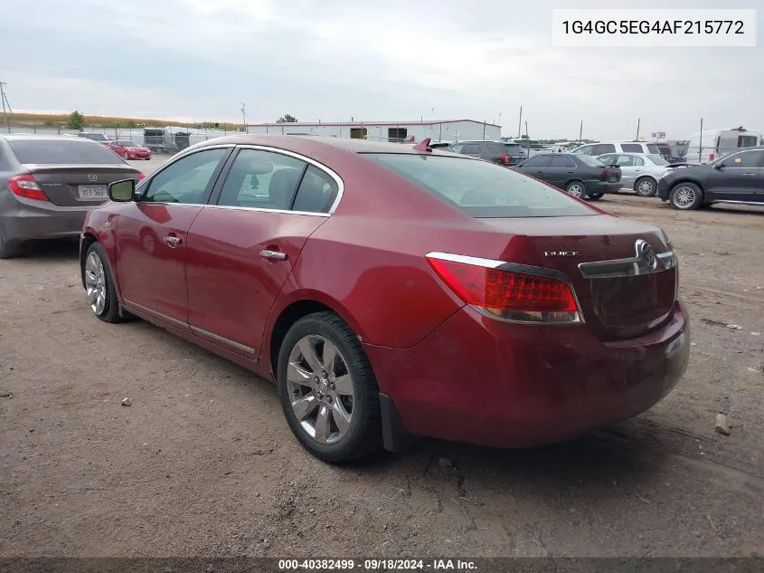 1G4GC5EG4AF215772 2010 Buick Lacrosse Cxl