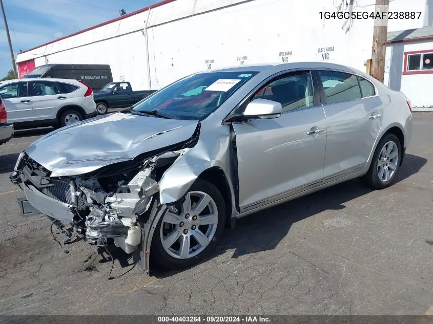 2010 Buick Lacrosse Cxl VIN: 1G4GC5EG4AF238887 Lot: 40403264