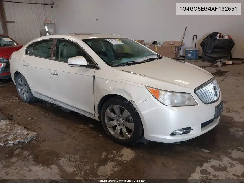 1G4GC5EG4AF132651 2010 Buick Lacrosse Cxl