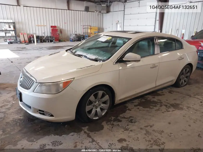 1G4GC5EG4AF132651 2010 Buick Lacrosse Cxl