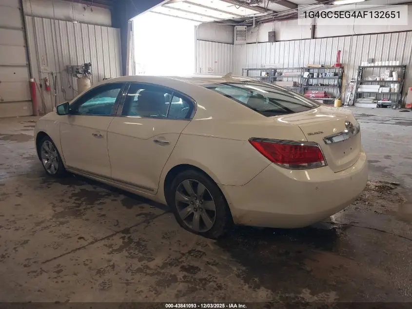 1G4GC5EG4AF132651 2010 Buick Lacrosse Cxl