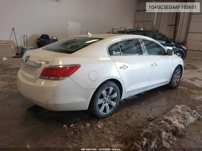 1G4GC5EG4AF132651 2010 Buick Lacrosse Cxl
