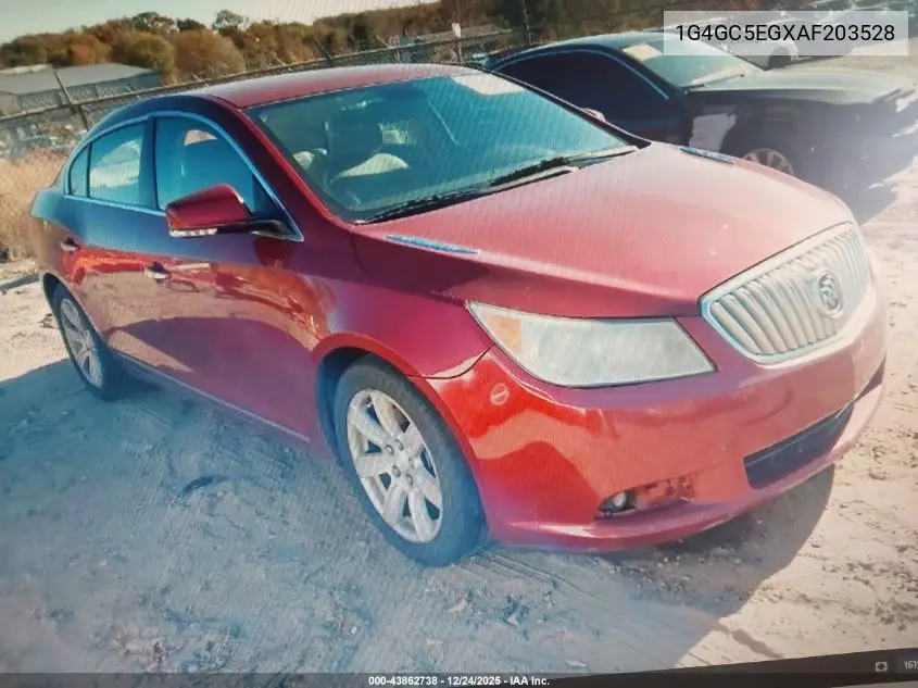 1G4GC5EGXAF203528 2010 Buick Lacrosse Cxl