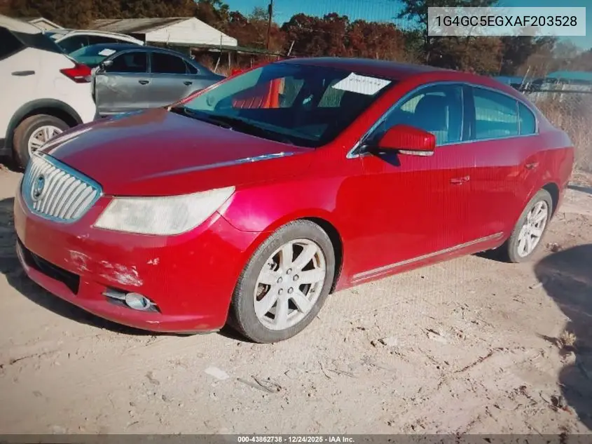 1G4GC5EGXAF203528 2010 Buick Lacrosse Cxl