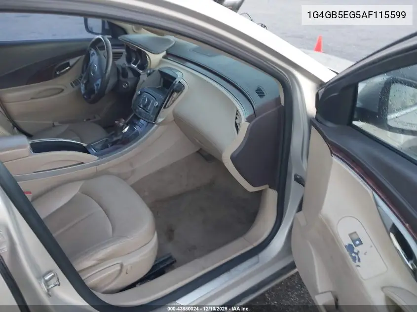 1G4GB5EG5AF115599 2010 Buick Lacrosse Cx