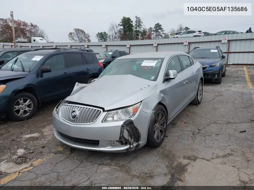 1G4GC5EG5AF135686 2010 Buick Lacrosse Cxl
