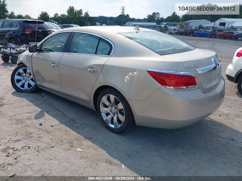 1G4GC5ED0BF363912 2011 Buick Lacrosse Cxl