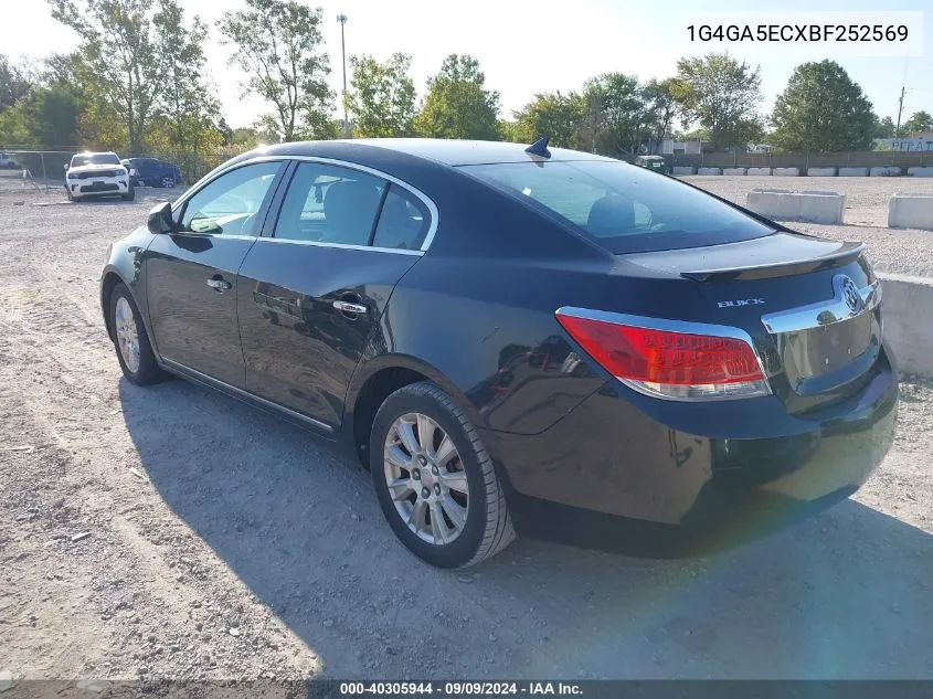 1G4GA5ECXBF252569 2011 Buick Lacrosse Cx