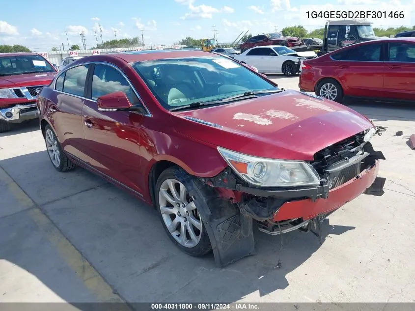 1G4GE5GD2BF301466 2011 Buick Lacrosse Cxs