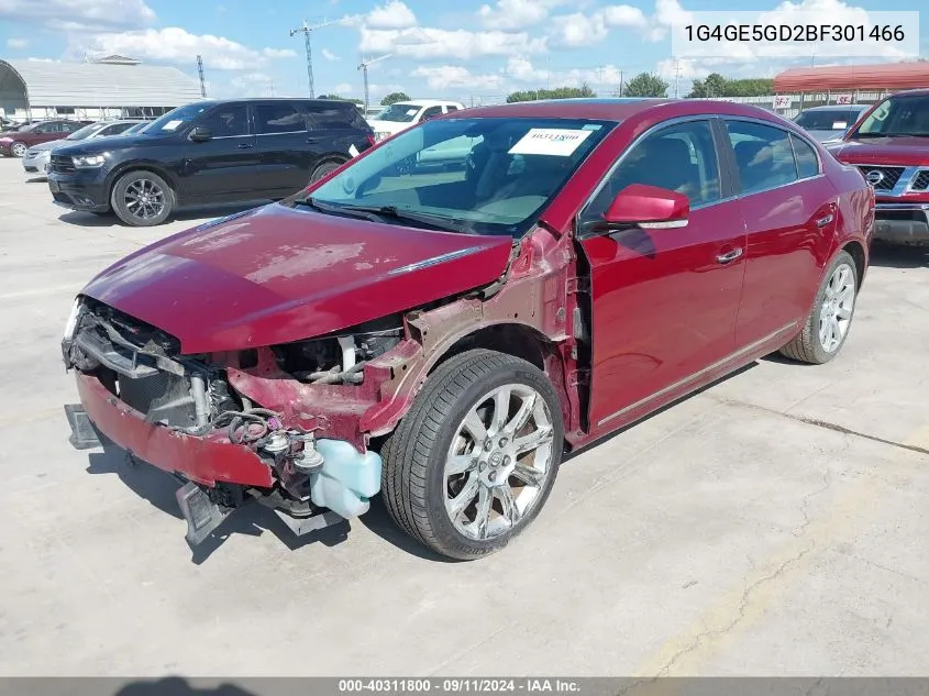 2011 Buick Lacrosse Cxs VIN: 1G4GE5GD2BF301466 Lot: 40311800